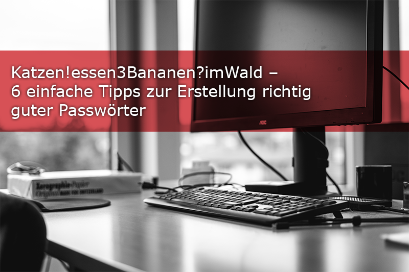 Wir schliessen das Auto ab, wenn wir es abstellen, sichern unser Gepäck mit AirTags für die Reise und schalten den Herd aus, wenn wir aus dem Haus gehen. All dies sind selbstverständliche Sicherheitsmassnahmen. Doch wenn es um Passwörter für den Computer, das Smartphone, eine App oder das Online-Banking geht, sind viele Menschen leichtsinnig. Trotz wachsendem Bewusstsein für Cybersicherheit sind schwache Passwörter nach wie vor eine grosse Schwachstelle, obwohl sie Konten und elektronische Geräte vor unbefugtem Zugriff schützen und sensible Daten sicher aufbewahren. Dabei lässt sich mit wenig Aufwand und etwas Kreativität, die Sicherheit von Passwörtern enorm erhöhen. Hier sind sechs einfache Tipps zur Erstellung richtig guter Passwörter:

Entscheiden Sie sich für mindestens 12-16 Zeichen. Längere Passwörter sind sicherer, da sie die Anzahl der möglichen Kombinationen exponentiell erhöhen.
Setzen Sie auf Komplexität durch das Verwenden einer Mischung aus Gross- und Kleinbuchstaben, Zahlen und Sonderzeichen. Dies erhöht die Entropie und macht das Passwort schwerer zu erraten.
Machen Sie Ihre Passwörter unvorhersehbar. Vermeiden Sie leicht zu erratende Muster, Wörter aus dem Wörterbuch, Namen oder einfache Kombinationen wie «1234» oder «password».
Nutzen Sie Passwortmanager, um sichere, zufällig generierte Passwörter zu erstellen und zu speichern. Dies stellt sicher, dass Sie nicht dasselbe Passwort für mehrere Konten verwenden.
Erstellen Sie lange Passphrasen, die aus einer Reihe von Wörtern bestehen, die keinen sinnvollen Satz bilden, aber leicht zu merken sind, zum Beispiel «Katzen!essen3Bananen?imWald».
Generieren Sie Passwörter mit zufälligen Zeichenfolgen, die keine persönlichen Informationen enthalten, zum Beispiel «T4g!s$5bW@x9#kLp».

Was ist ein starkes Passwort?

An diesem Beispiel zeigen wir Ihnen, warum « R*Cx#A|qul|lm» ein richtig starkes Passwort ist:

Es enthält keine persönlichen Informationen (Haustier, Hobby, Geburtsdatum, …).