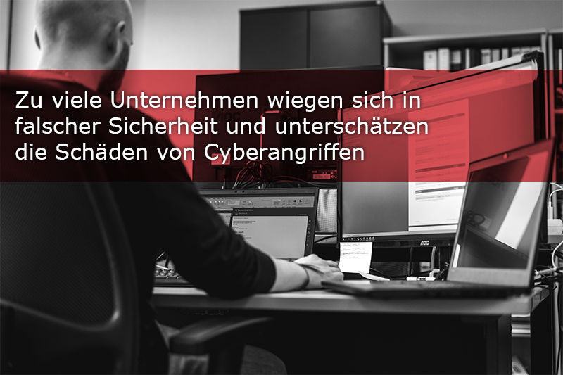 Mit der zunehmenden Abhängigkeit von Technologie und Konnektivität steigt auch die Anfälligkeit für Cyberangriffe. Im Gegensatz zu den Viren der Vergangenheit, die ein System vielleicht für ein paar Stunden lahm legten, haben die heutigen Cyberangriffe viel weitreichendere Folgen: gestohlene Daten, zerstörte Netzwerke und Wiederherstellungskosten von Tausenden oder Millionen von Schweizer Franken.

Deshalb ist es wichtig, dass sich alle Personen im Unternehmen darüber im Klaren sind, welche Schäden entstehen können, was diese tatsächlich für das Unternehmen bedeuten und wie wichtig es ist, dass es gar nicht erst dazu kommt. Viele Unternehmen sind beim Cyberschutz immer noch zu nachlässig.

Die Cyberstudie 2024 von Yougov auf Grundlage einer Befragung unter Schweizer KMU, IT-Dienstleistern und der Bevölkerung zieht das folgende Fazit: «Die Studie […] zeigt, dass das Risiko von Cyberangriffen und das Gewicht von deren Folgen von KMU und Bevölkerung eher unterschätzt wird […]. Erstaunlich viele Befragte sind von Angriffen oder Betrugsfällen mit finanziellen Folgen betroffen, erstaunlich viele bezahlten Lösegeld bei Erpressungen. Zu einem (zu) hohen Sicherheitsgefühl führt evtl. ein zu hohes Vertrauen in technische Schutzmassnahmen, während organisatorische Massnahmen eher vernachlässigt werden. Zudem scheinen sich viele Befragte unter den kleinen KMU und in der Bevölkerung zu uninteressant für Angriffe zu fühlen, was ein durchaus folgenschwerer Trugschluss sein kann.»

Im Folgenden zeigen wir Ihnen einige der stärksten und häufigsten negativen Auswirkungen von Cyberangriffen auf Unternehmen:

Finanzielle Verluste

Direkte Kosten: Kosten für die Behebung der Sicherheitslücke, Forensik und IT-Consulting.
Indirekte Kosten: Produktionsausfälle, Umsatzeinbussen und entgangene Geschäfte.
Erpressung: Zahlungen im Rahmen von Ransomware-Angriffen oder anderen Erpressungsversuchen.

Reputationsschäden

Vertrauensverlust: Kundschaft und Partnerunternehmen verlieren