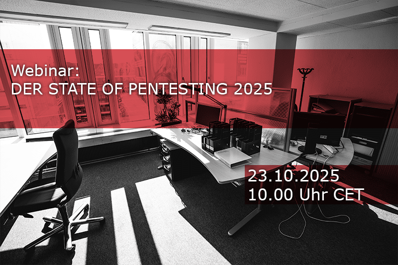 Trotz steigender Budgets für Penetrationstests und wachsender Security-Stacks haben 72% der deutschen Unternehmen in den letzten 24 Monaten eine Sicherheitsverletzung erlitten.

Am 23. Oktober präsentieren David Berger, Regional Director bei Pentera, die wichtigsten Erkenntnisse aus dem Bericht „Der Stand des Penetrationstests 2025“, der auf Einblicken von 100 deutschen CISOs basiert.

Das lernen Sie in der Session:

Warum 39% der deutschen CISOs ihre Security-Stacks erweitern – und trotzdem Sicherheitsvorfälle erleben
Welche Angriffsflächen besonders häufig kompromittiert werden – und welche besser geschützt sind
Wie 51% der deutschen Unternehmen inzwischen auf softwarebasierte Tools setzen, um interne Testprogramme zu stärken
Benchmarking Ihrer Sicherheitsstrategien: Vergleichen Sie Ihre Testpraktiken, Budgets und Prioritäten mit führenden deutschen Unternehmen