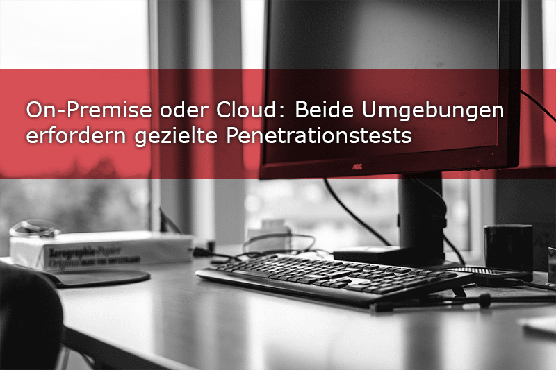 Hartnäckig hält sich die Annahme, Cloud-Infrastrukturen seien per se sicherer als klassische On-Premise-Umgebungen. Tatsächlich gilt: Sowohl lokale als auch cloudbasierte Infrastrukturen müssen gezielt und regelmässig auf Sicherheitslücken geprüft werden, allerdings mit unterschiedlichen Schwerpunkten.

Architektur als Ausgangspunkt der Sicherheitsprüfung

Ein fundiertes Verständnis der Systemarchitektur ist die Grundlage jeder wirksamen Sicherheitsstrategie.

On-Premise-Umgebungen bieten volle Kontrolle über Hardware, Software und Konfigurationen. Das ermöglicht passgenaue Sicherheitsmassnahmen und erleichtert die Einhaltung regulatorischer Vorgaben – insbesondere bei sensiblen Daten. Gleichzeitig bleibt die Verantwortung vollständig beim Unternehmen: Wartung, Patching und physische Sicherheit müssen konsequent umgesetzt werden.

Cloud-Umgebungen punkten durch Skalierbarkeit und flexible Zugänglichkeit. Diese Vorteile erhöhen jedoch auch die Komplexität. Fehlkonfigurationen, unzureichende Zugriffskontrollen oder ungeschützte Schnittstellen zählen zu den häufigsten Risiken. Cloud-native Sicherheitsmechanismen und regelmässige Prüfungen öffentlich erreichbarer Ressourcen sind daher unverzichtbar.

Unterschiedliche Umgebungen, unterschiedliche Testansätze

Auch bei Penetrationstests unterscheiden sich die Anforderungen deutlich. In On-Premise-Umgebungen stehen neben klassischen Netzwerk- und Protokollschwachstellen insbesondere physische Risiken und Insider-Bedrohungen im Fokus. Regelmässige Updates, der Rückbau veralteter Systeme sowie Awareness-Trainings für Mitarbeitende sind zentrale Schutzfaktoren.